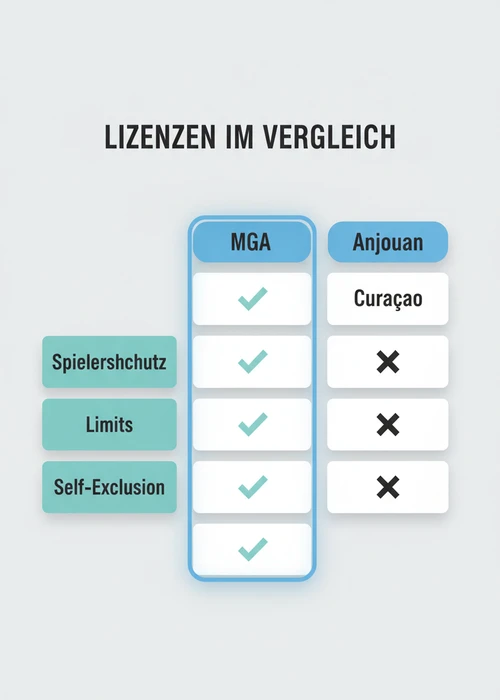 Eine Auswahl von fünf Spielchips, die die Top 5 Casinos ohne Parallelspielverbot symbolisieren, mit einem Fokus auf schnelle Auszahlungen und faire Spielbedingungen.